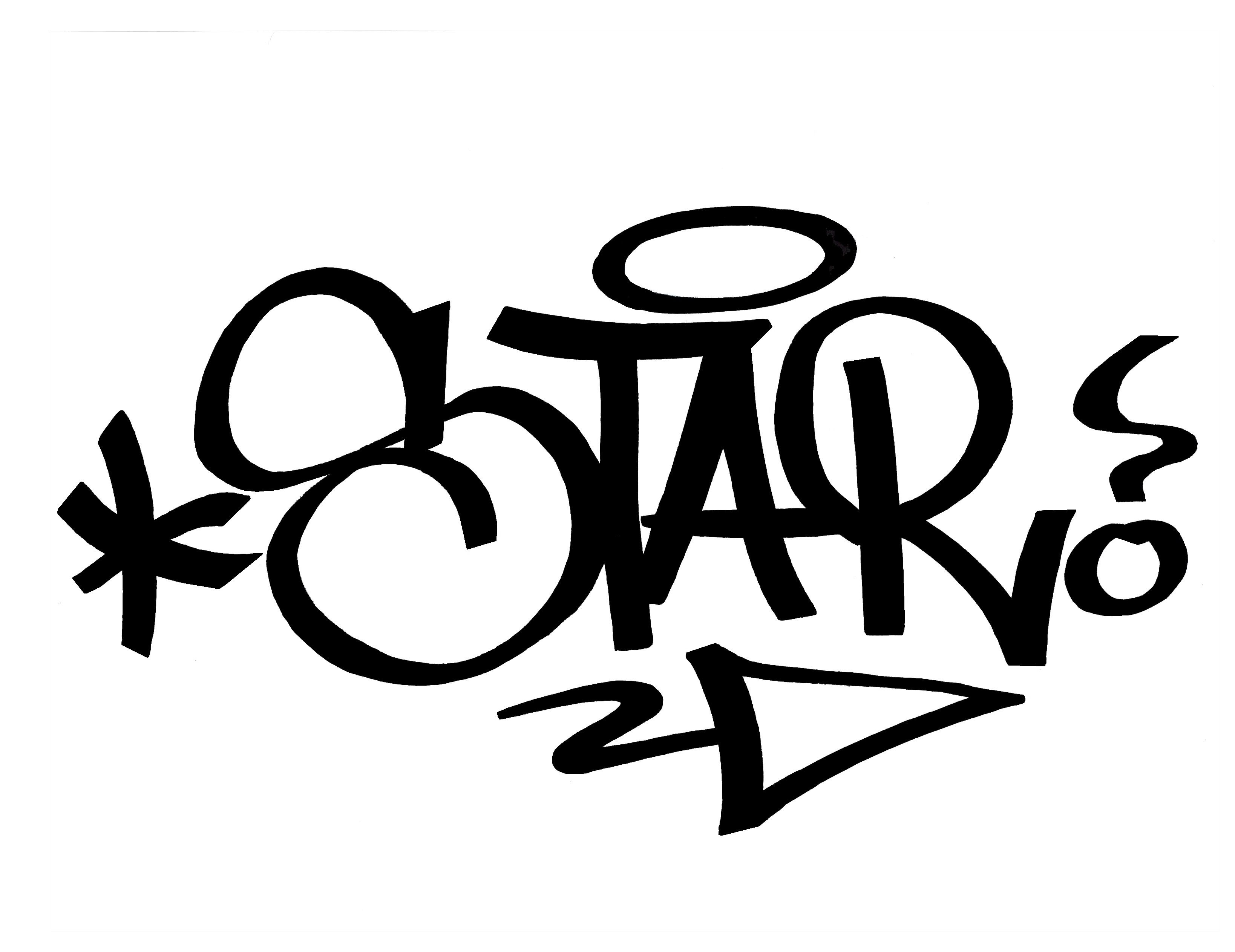graffiti stars drawings
